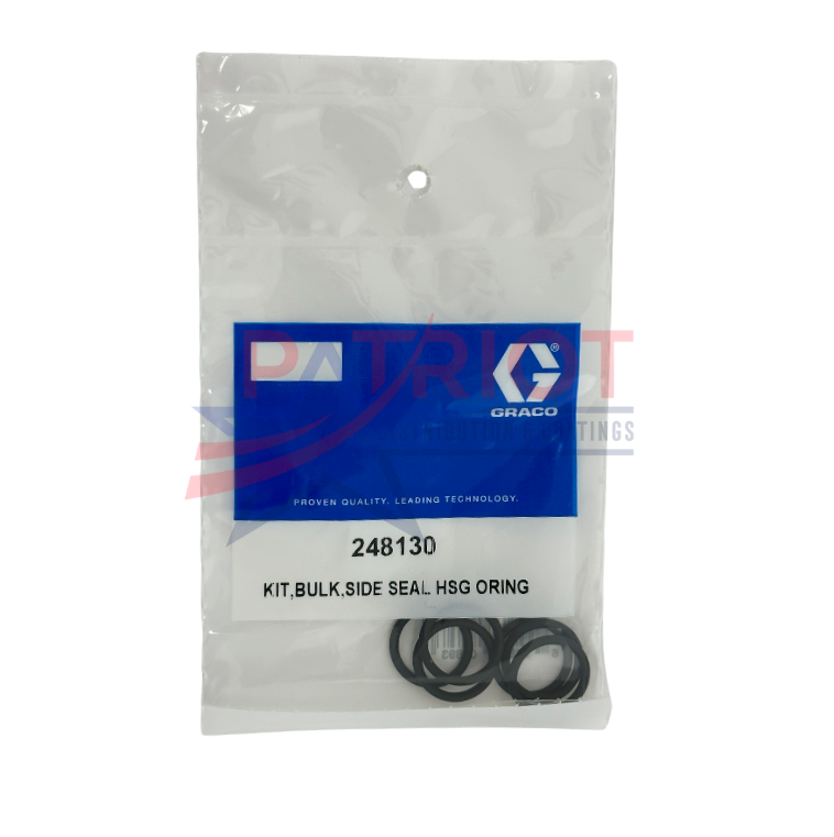 Graco 248130 Fusion Air-Purge (AP) Side Seal Housing O-Ring Kit (Pack of 6)