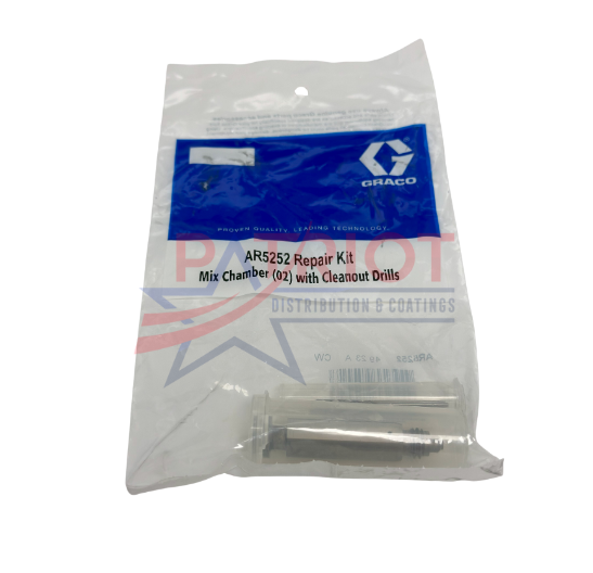 GRACO AR5252  Repair Kit Mix Chamber (02) with Cleanout Drills