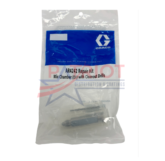 GRACO AR4242 Repair Kit mix chamber (01) with Cleanout Drills