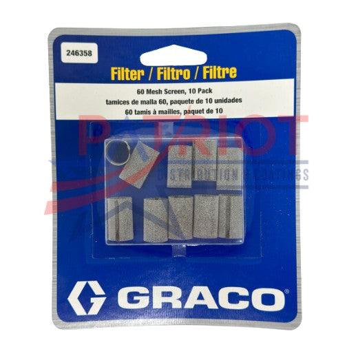 Graco 246358  60 Mesh Screen (10 pack)