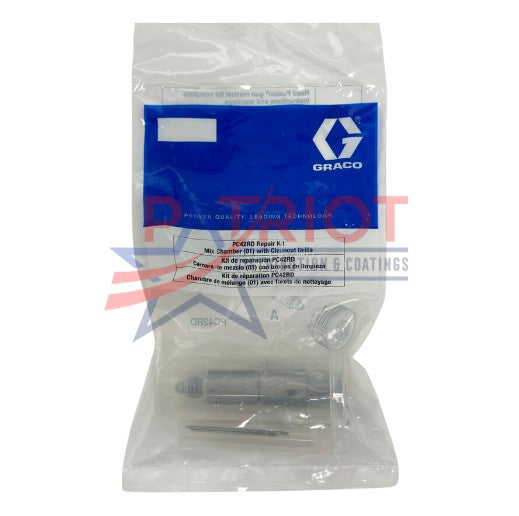 Graco PC42RD Fusion ProConnect Round 01 Mix Chamber with 0.042 in (1.1 mm) Orifice Size