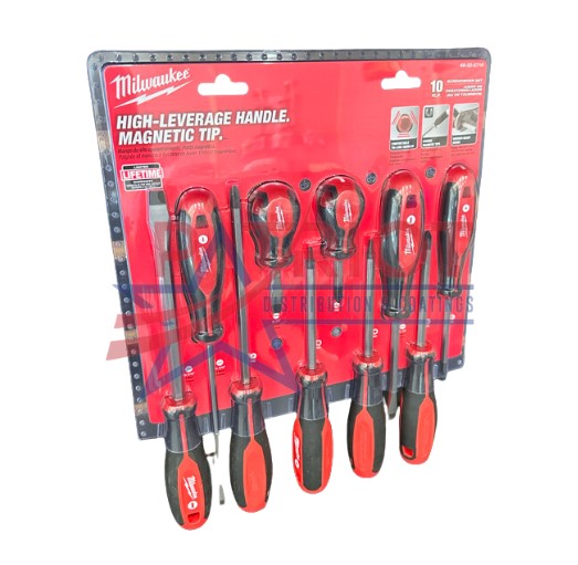 Milwaukee 10 Piece Magnetic Screwdriver Set 48-22-2710