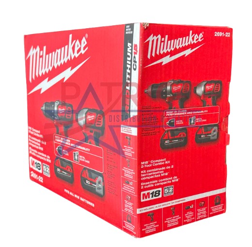 Milwaukee Compact 2 Tool Combo Kit 2691-22