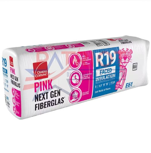 R-19 Kraft Faced 15"x93" Owens Corning (5 bags)