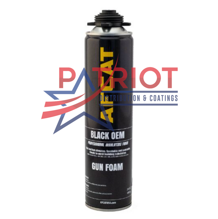 AFCAT OEM Gun Foam BLACK - 24oz Can